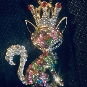 Betsey Johnson Foxy Queen Pendant
